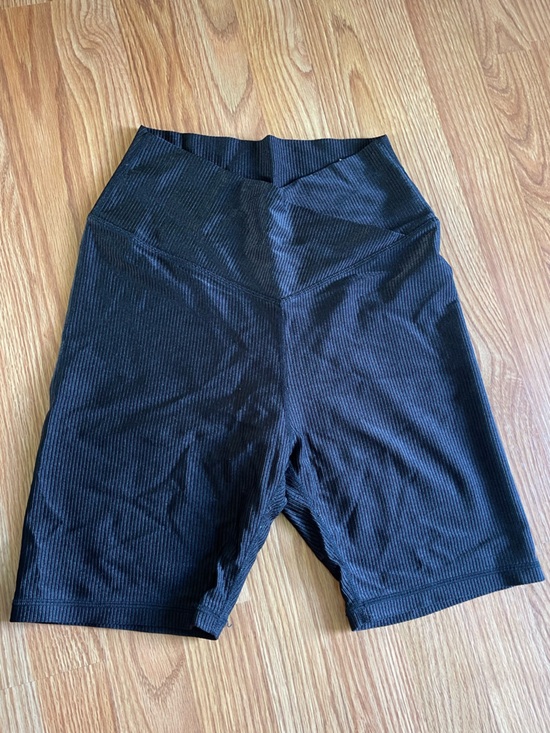 aerie Pants - Aerie Crossover Ribbed Biker Shorts